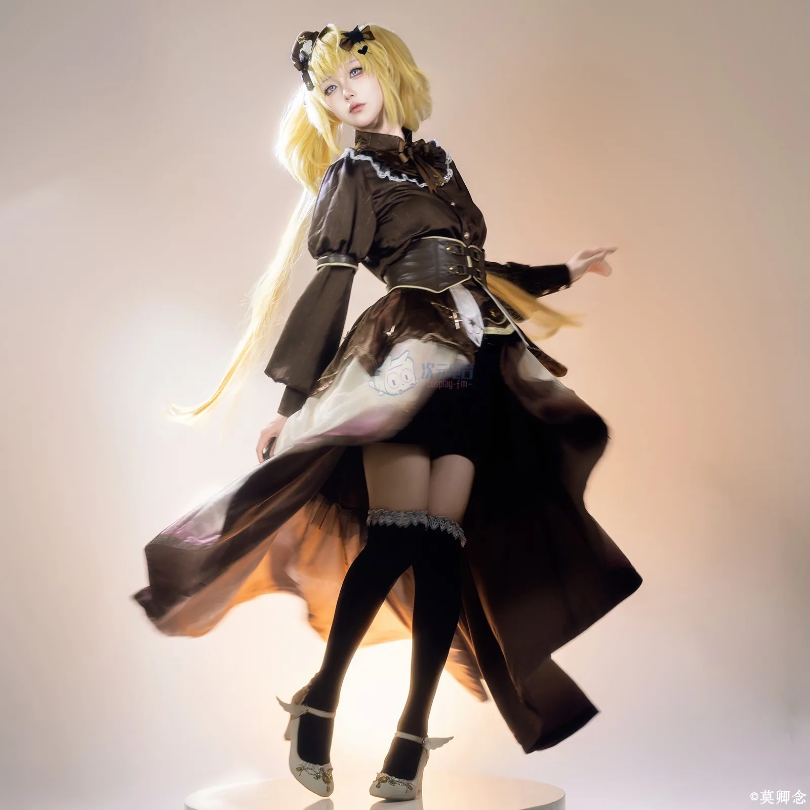 

Tsukiyomi Utau Cosplay Costume Anime Costume Women Fancy Carnival Dress With Hat Uniforms Halloween Party Suit Custom Made