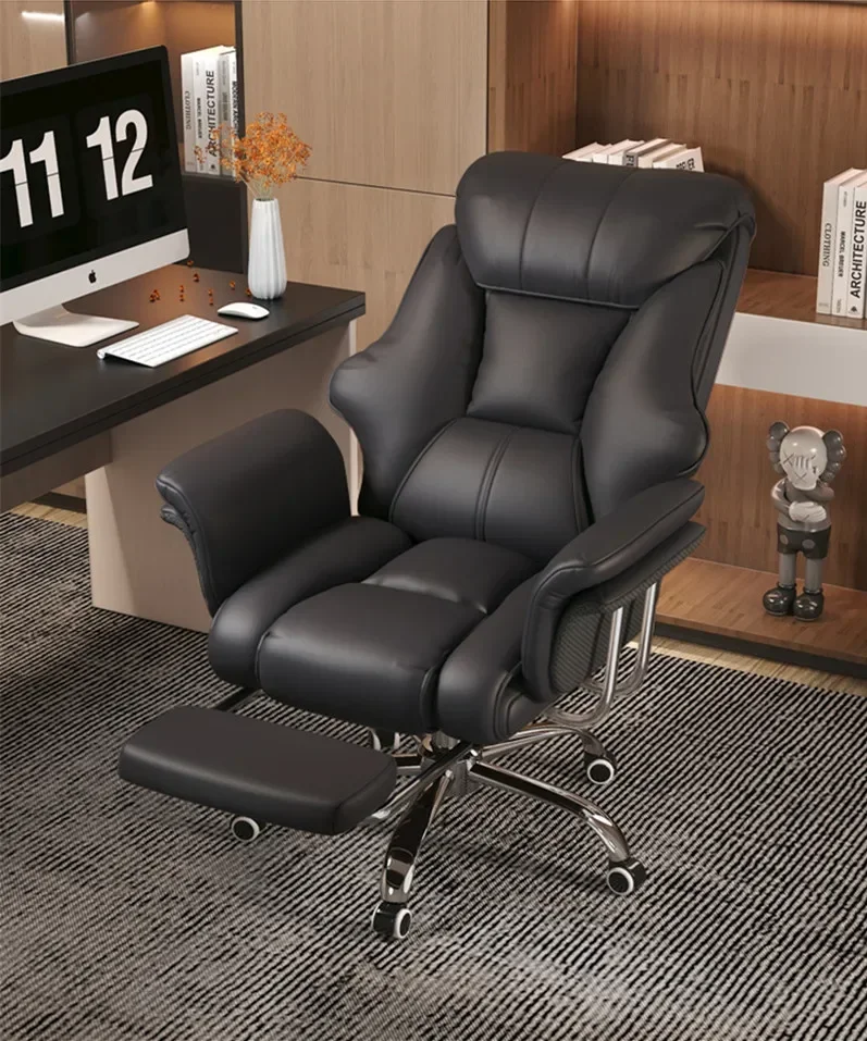 Luxury Ceo Executive Office Chair Sillas De Oficina Ergonomic Chair Swivel Leather Chair Office Furniture Boss Chaise De Bureau