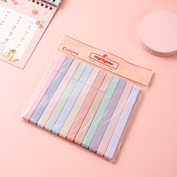 12pcs Square Highlighter Markers Painting Tools for Journaling School Office Supplies for Students Artists and Stationery Lovers