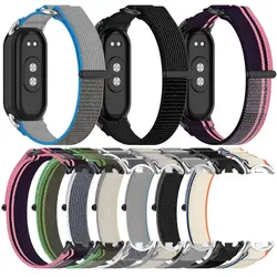 New Nylon Nylon Loop Strap Replacement Adjustable Bracelet Accessories Smart Watch Watchband for Xiaomi Band 8