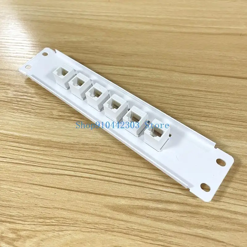 L4MD Wallmount /Rackmount 1U Ethernet Patch Panel Down Block لكابلات CAT6 #3