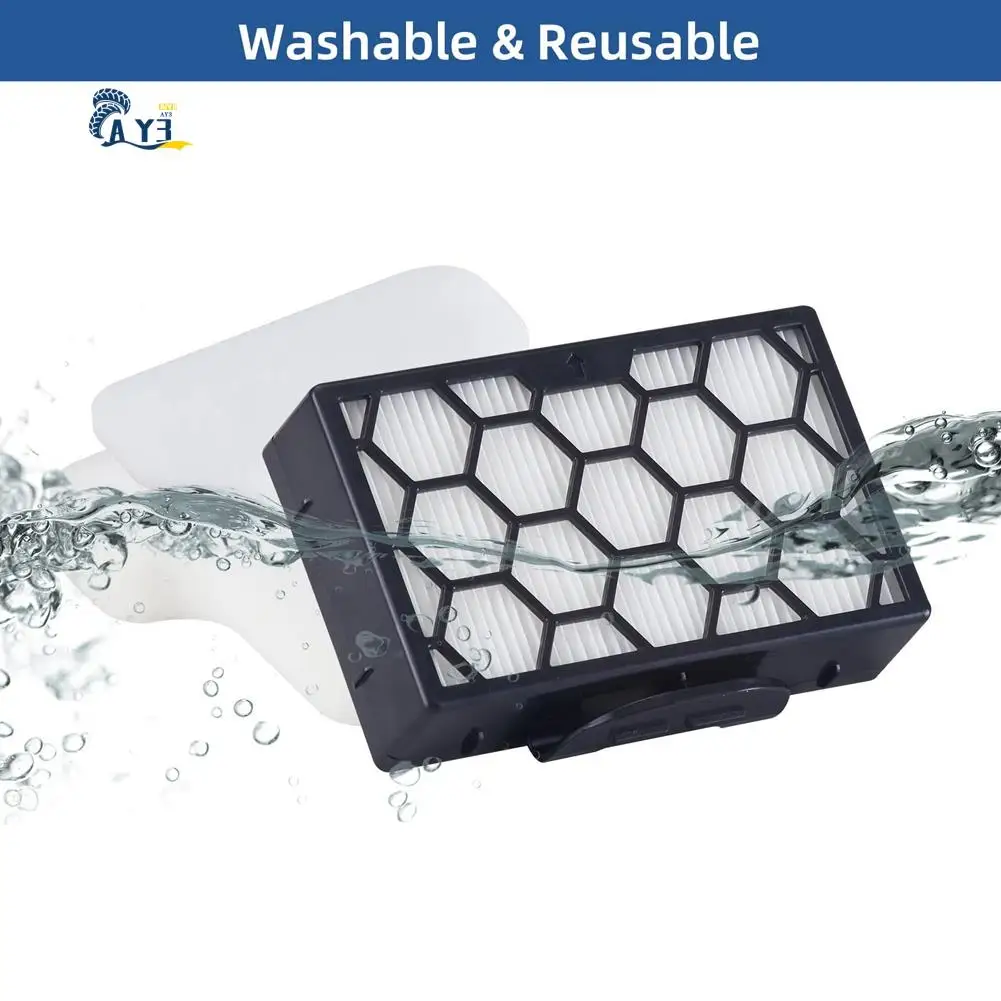 AY03-запасные части HEPA-фильтр, совместимый с цилиндрическим пылесосом Shark CZ500UKT CZ2001 CZ500EUT, аксессуары