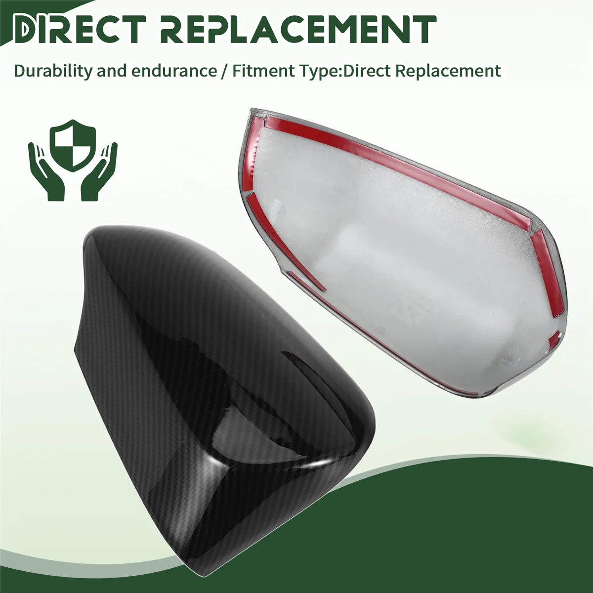 

N29R_RB for Toyota ABS Carbon Fiber Car Exterior Rearview Mirror Cover