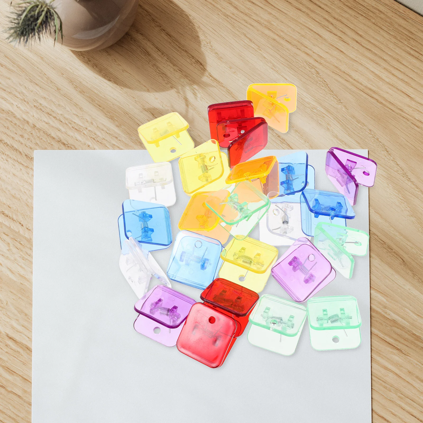 

24pcs Multi-Function Plastic Clips Portable Sealing Clamps For Office Household Paper Fixing File Supply Clamp Tool