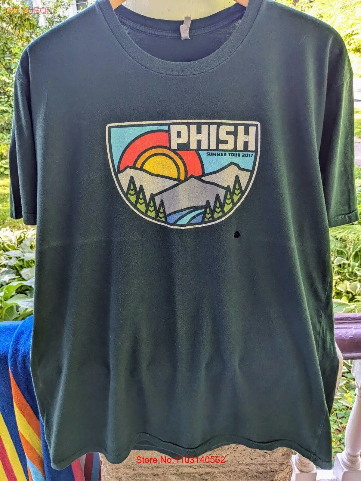 Phish Summer Tour 2017 T-Shirt*Size Large*Green