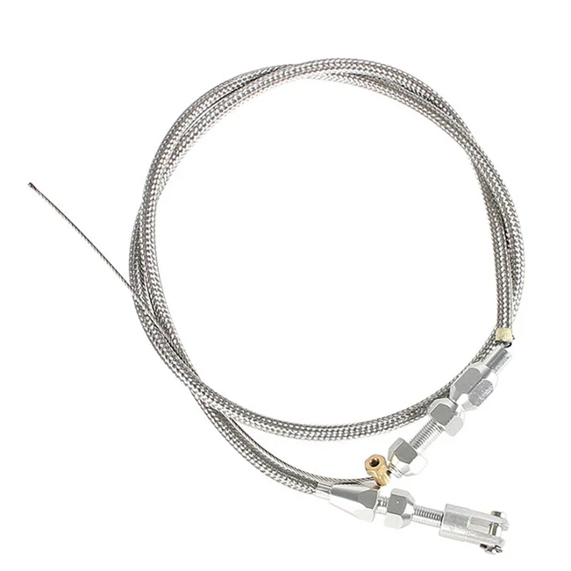 36 Inch Car Throttle Cable Kit Silver for Chevrolet/Chevy LS1 Engines 4.8/5.3/6.0L 1999 2000 2001 2002 2003 2004 2005 2006 2007