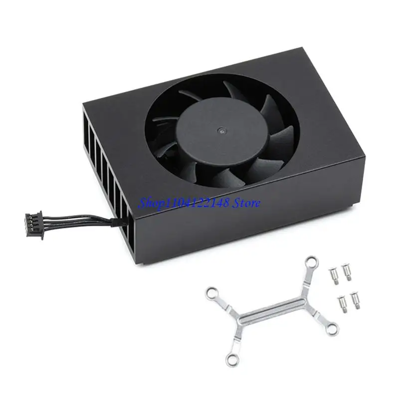 التبريد P9FA لـ Xavier NX Aluminy Aluminium Contain Cooler مع برودة مشعاع تبريد السرعة القابل للتعديل في PWM لـ 5V