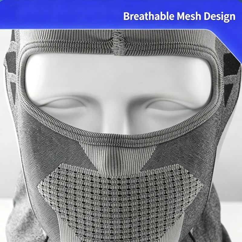 1/2/3 PCS Winter Balaclava Hat Elastic Breathable Thermal Full Face Mask Skiing Motorcycle Helmet Inner Cap Outdoor Face Cover