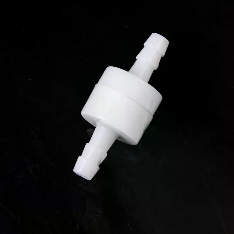 【New】6mm 1/4" White One Way Inline Check Valve Fuel Diesel Gas Petrol Liquid Air