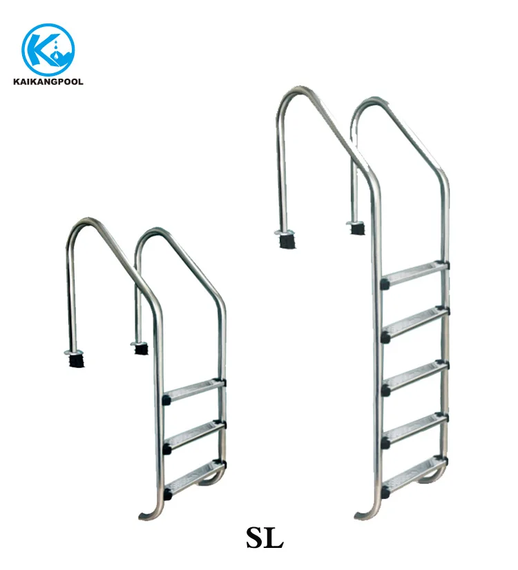 304/316 Stainless Steel 2/ 3/ 4/ 5 Steps Swimming Pool Ladder for Swimming Pool Equipment and Accessories