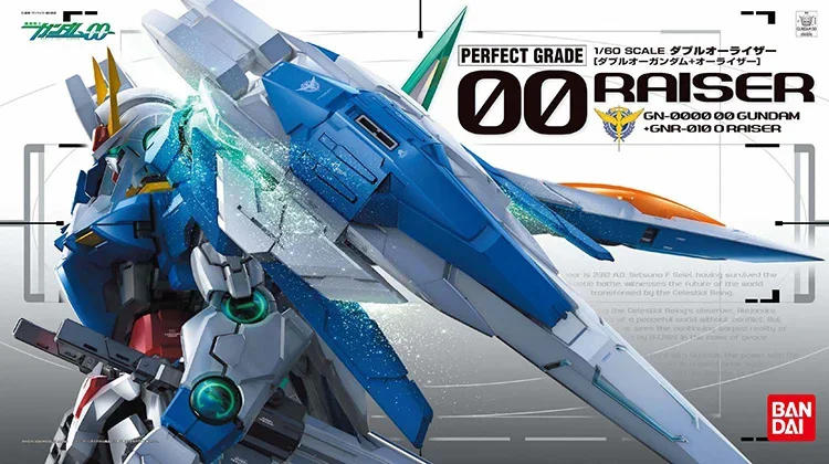 [In Stock] Bandai  PG 1/60 Gundam 00R RAISER  Assembly model