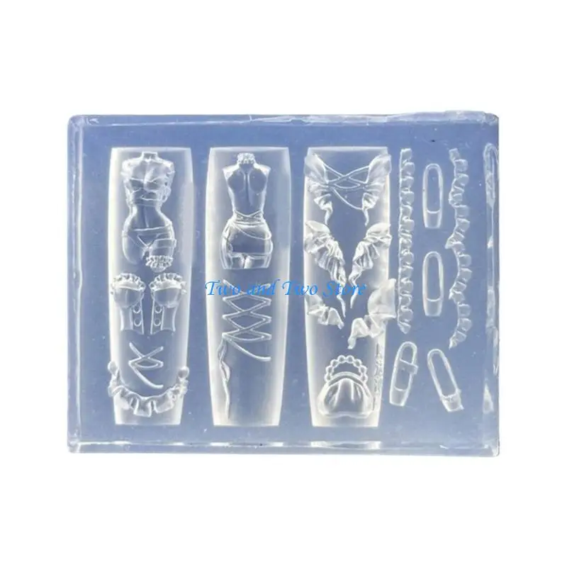 

HX6F Flexible Reusable Silicone Craft Mould With Intricate 3D Floral Patterns