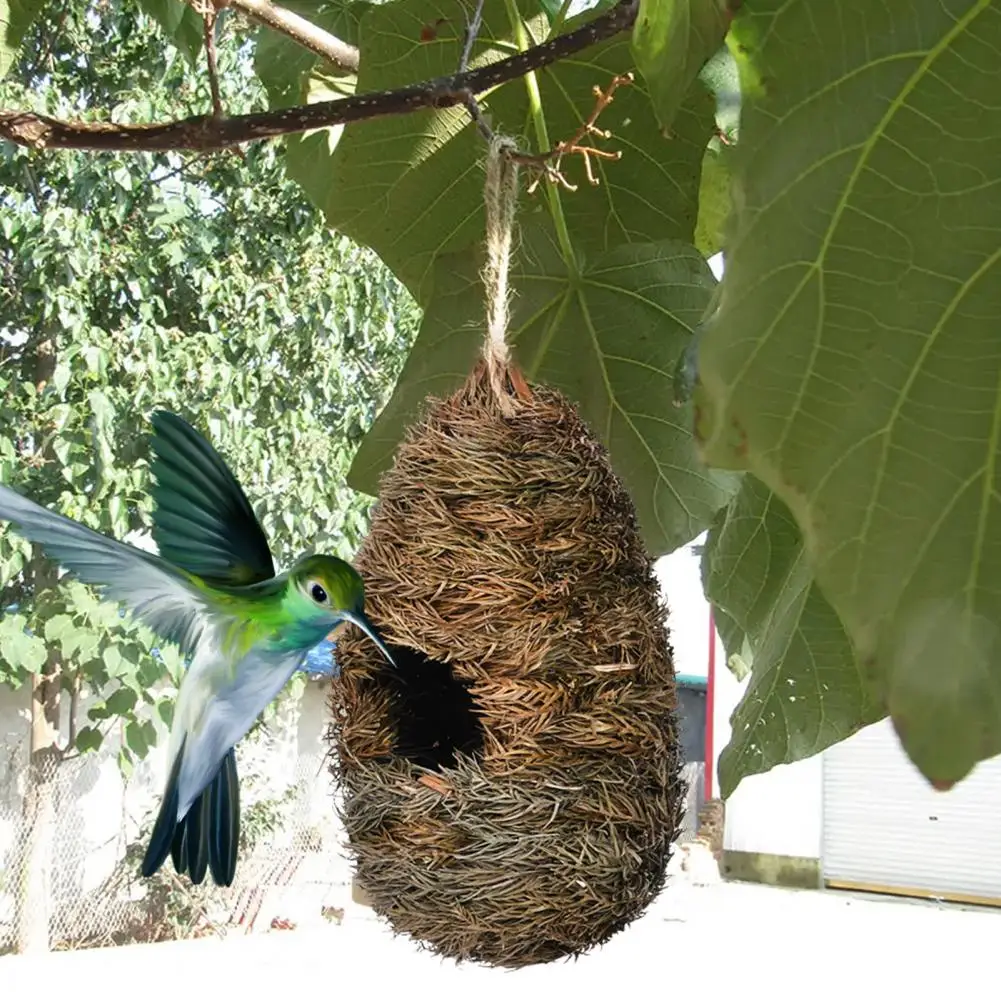 Moisture-Proof Outdoor Bird Nest, Grass Bird House, Hanging Parrot Nest, Houses, Bird Supplies