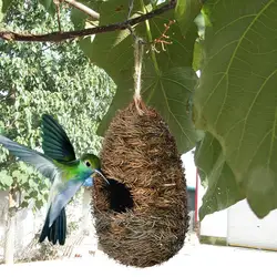 Moisture-Proof Outdoor Bird Nest, Grass Bird House, Hanging Parrot Nest, Houses, Bird Supplies