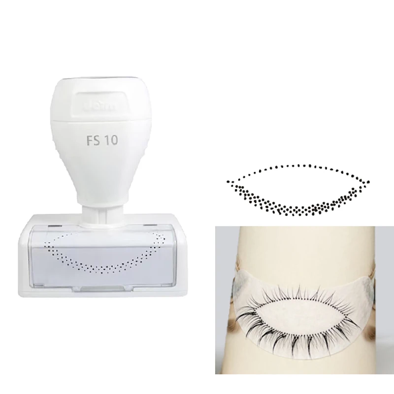 Grafting Lashes Training Seal Stamp For Press Paper Disposable Cups Lash Holder Eyelash Extension Practice Auxiliary Tools
