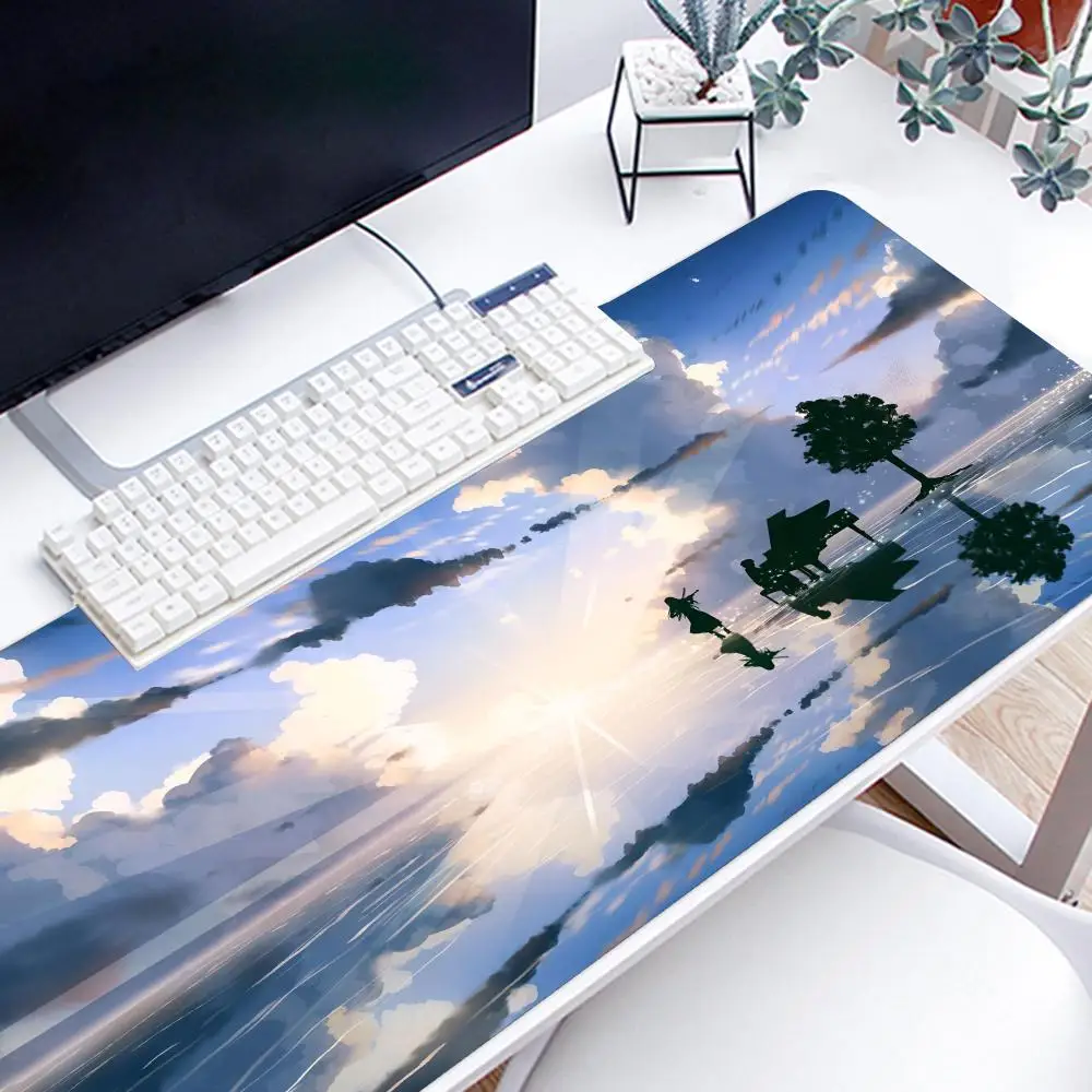 Anmie Your Lie In April Mousepad Large Gaming Mouse Pad LockEdge Thickened Computer Keyboard Table Desk Mat