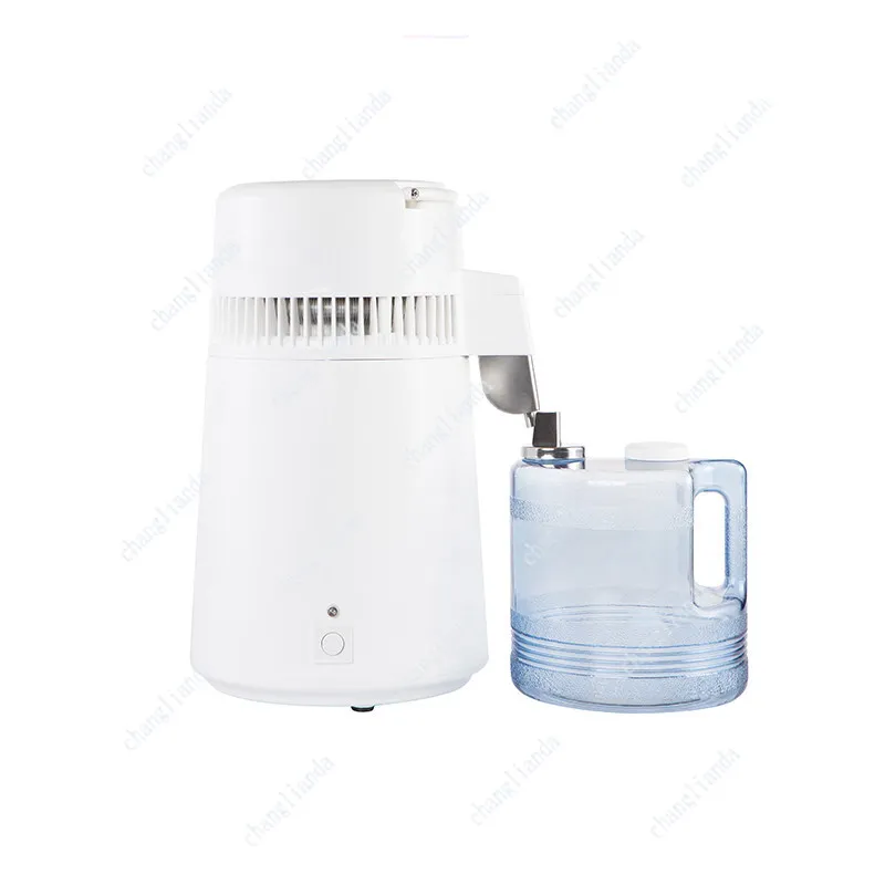 For220V Water Bottle Filter Distiller Purifier Portable Tabletop Machine  Steel Adjustable Temperature Labs Homes