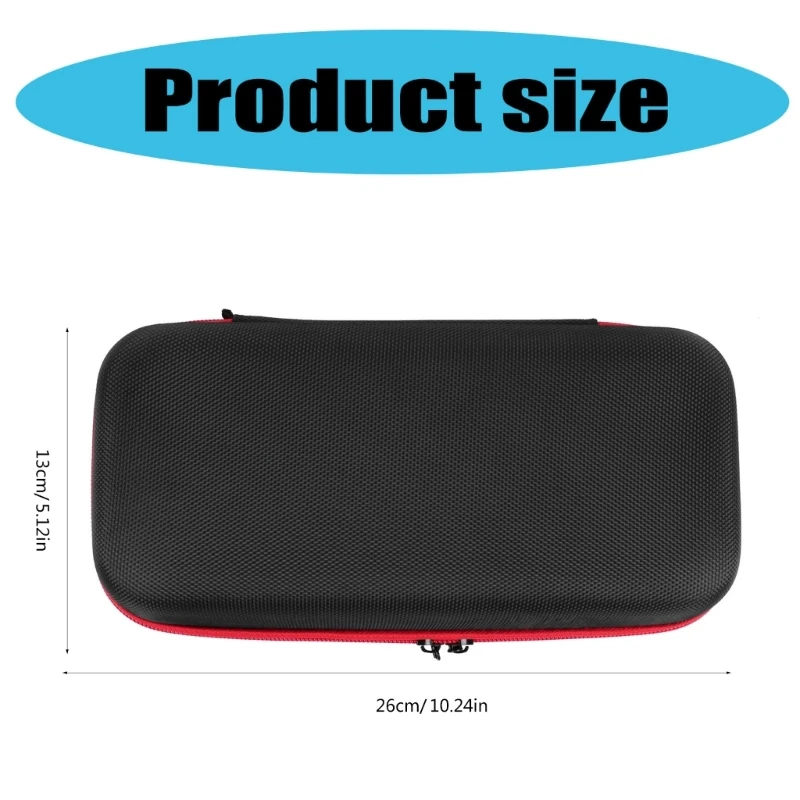 Caja almacenamiento Estuche transporte con bolsillo para bolsa almacenamiento controlador estirable