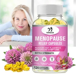 Menopause Capsules,  - Women Natural Menopause Relief for Hot Flashes Night Sweats Mood Swings and Hormone Balance