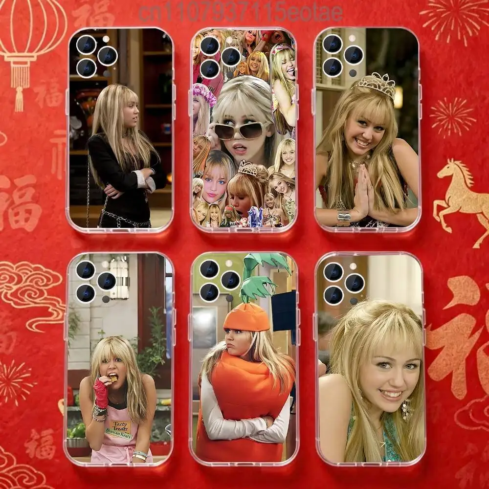 

FUNNY H-HannahS M-Montana Transparent soft case for iPhone 17,16,15,14,13,12,11,Pro,Max,Plus, X,XS,XR,SE4,E Mini