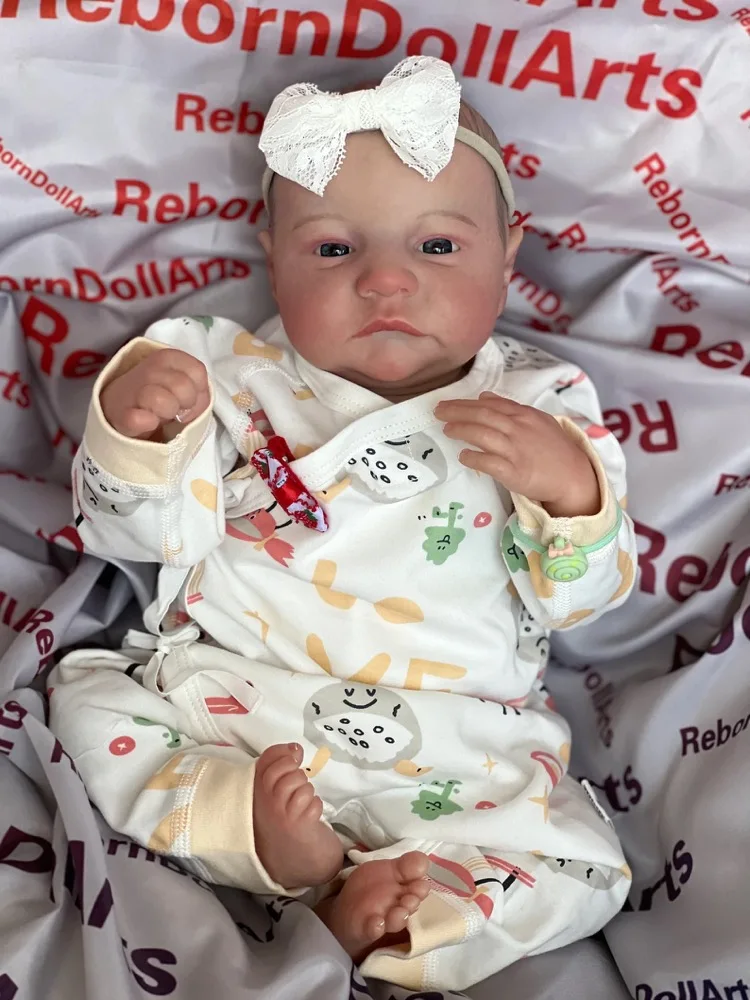 리비 트윈스 완제품 인형, 레비 트윈스 풀 비닐, 여아용 입욕 장난감 피규어, 3D 피부 보이는 정맥, 수제 선물, 17 인치