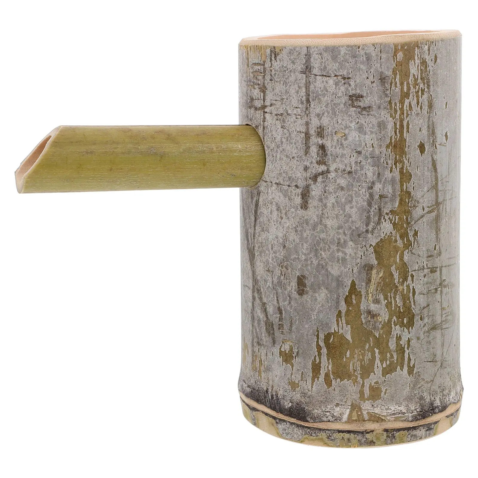 Fuente de cascada decorativa de tubo de bambú, boquilla para jardín al aire libre, fuentes de agua para interiores, fuente para Patio, estanque pequeño, pecera, 2 uds.
