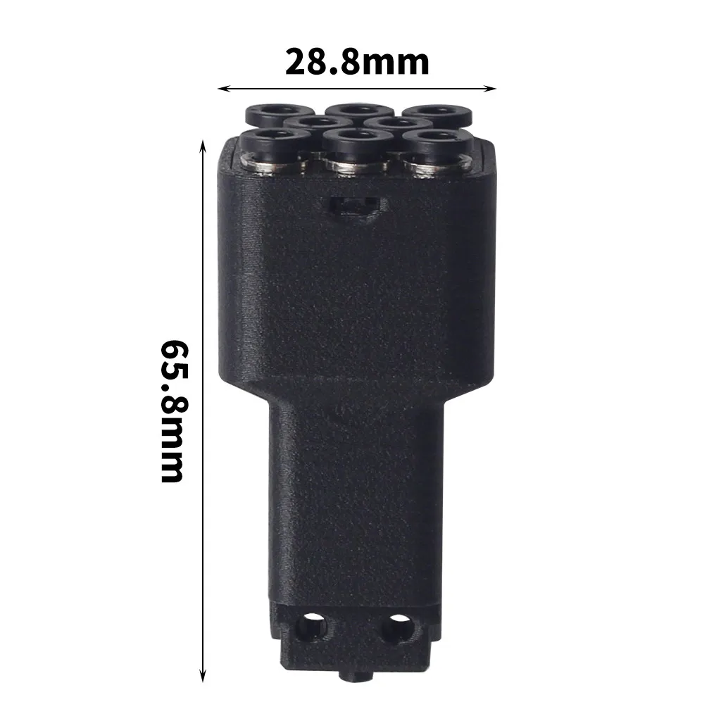 

Funssor 1 шт. Kobra 3: 8-портовый хаб для филамента 3D-принтера, простая установка, совместимые аксессуары для 3D-принтеров