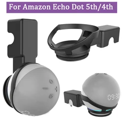 Outlet Wall Mount Holder for Amazon Echo Dot 5th/4th Built-in Cable Management Stand Bracket Space-Saving Skeleton Cooling Base