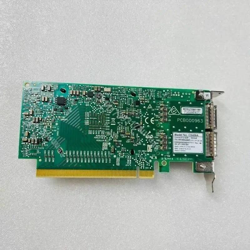 For Mellanox MCX456A-ECAT ConnectX-4 Dual Port 100G IB Ethernet Network Interface Card Parts CX456A Replacement Components