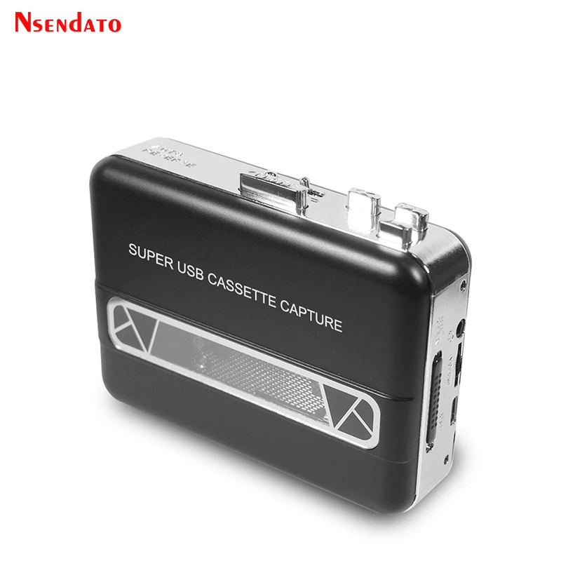 USB-кассетный плеер Supper, конвертер старого на mp3, аудио, музыкальный кассетный плеер, рекордер с динамиком, наушники для ПК