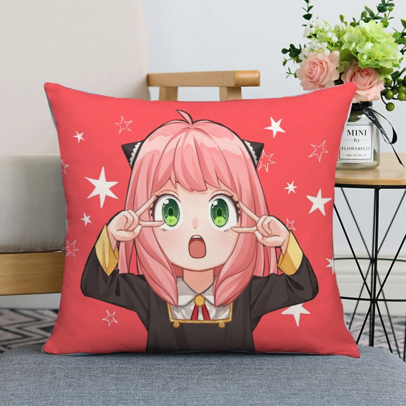 

Arcane SPY×FAMILY Anime Dirt-resistant Cars Pillows for Sofa Cushions Cushion Covers Ornamental Pillows for Living Room Pillow