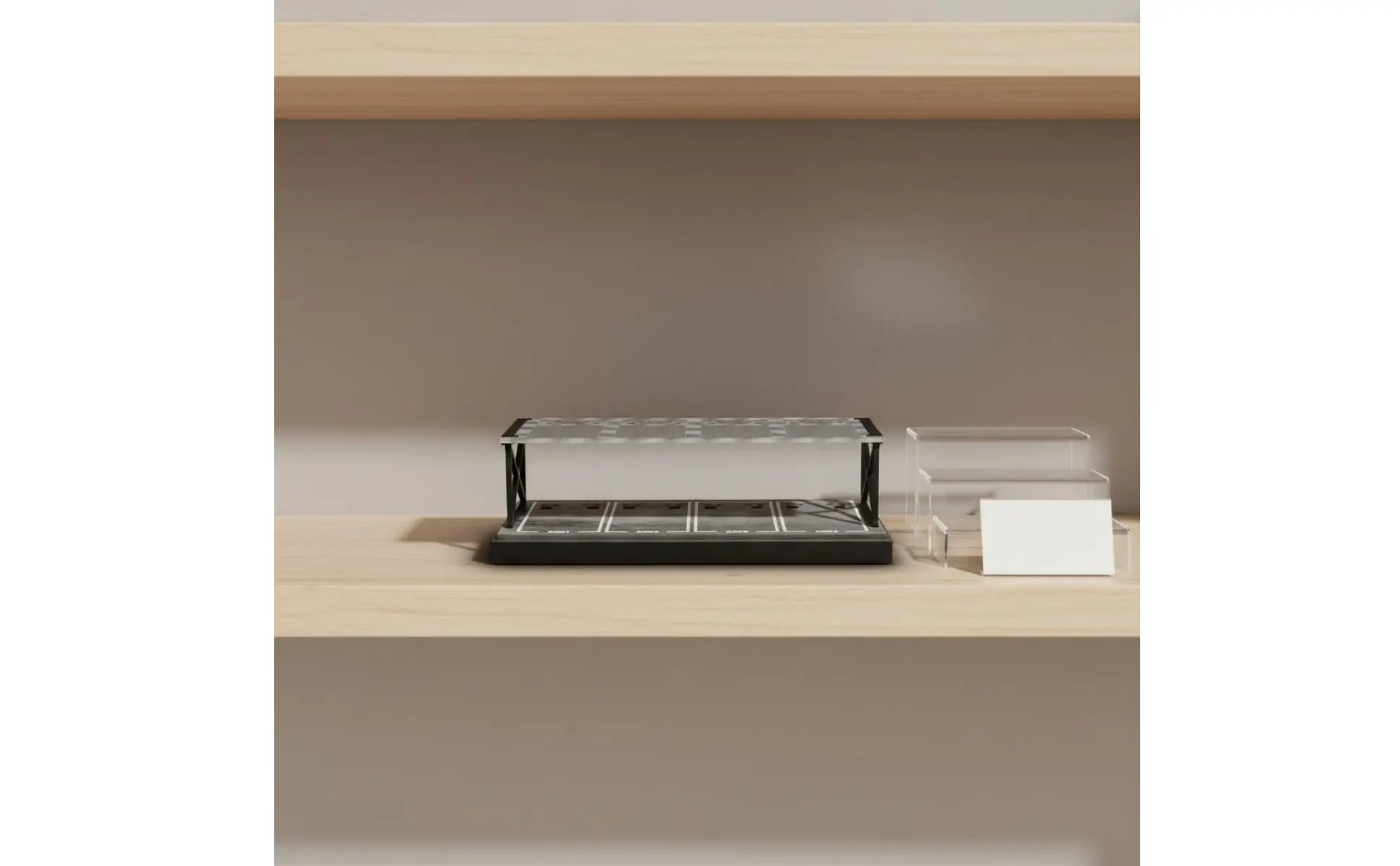 1:64 Parking Lot Display Easy to Assemble Double Layer Car Display Rack Miniature Car Garage Shelf Dust-Proof Lightweight 1:64 Parking Lot Display Easy to Assemble Double Layer Car Display Rack Miniature Car Garage Shelf Dust-Proof Lightweight