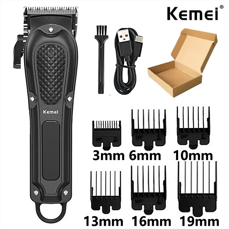 Kemei Professioneller Haarschneider für Männer KM-1071 KM-2299 Akku-Haarschneider Herren-Bartschneider Elektrischer Haarschnitt Beauty Kit