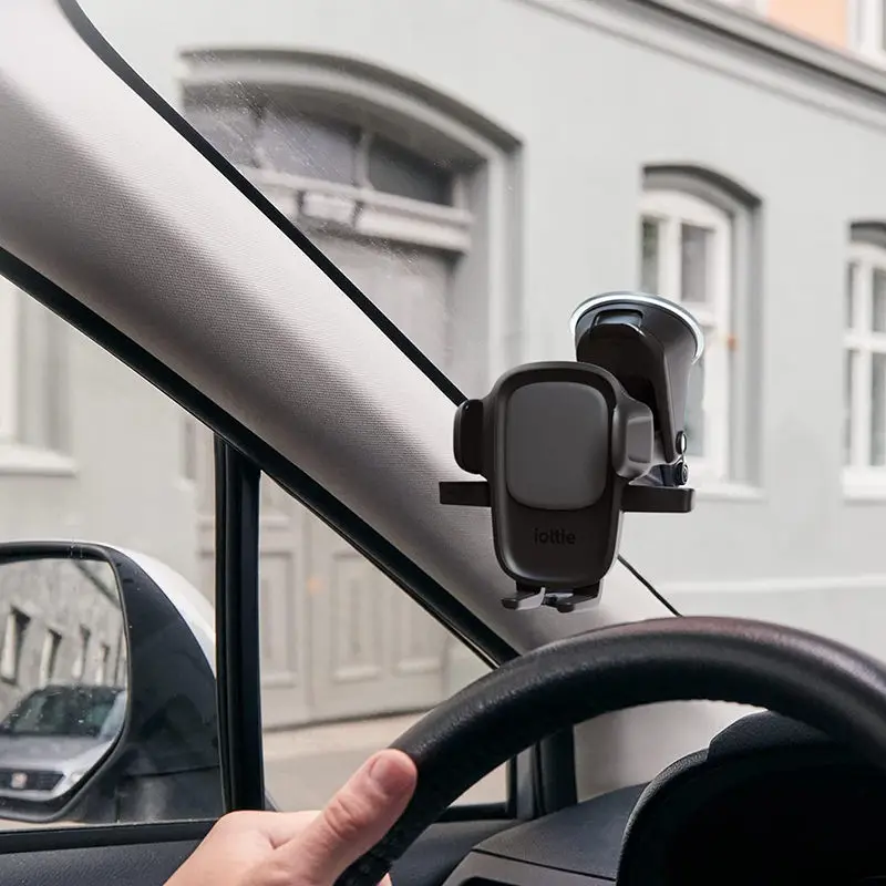 Universal Car Mount Dashboard & Windshield Suction Cup Phone Holder iOttie Easy One Touch For iPhone Samsung Google All Smar