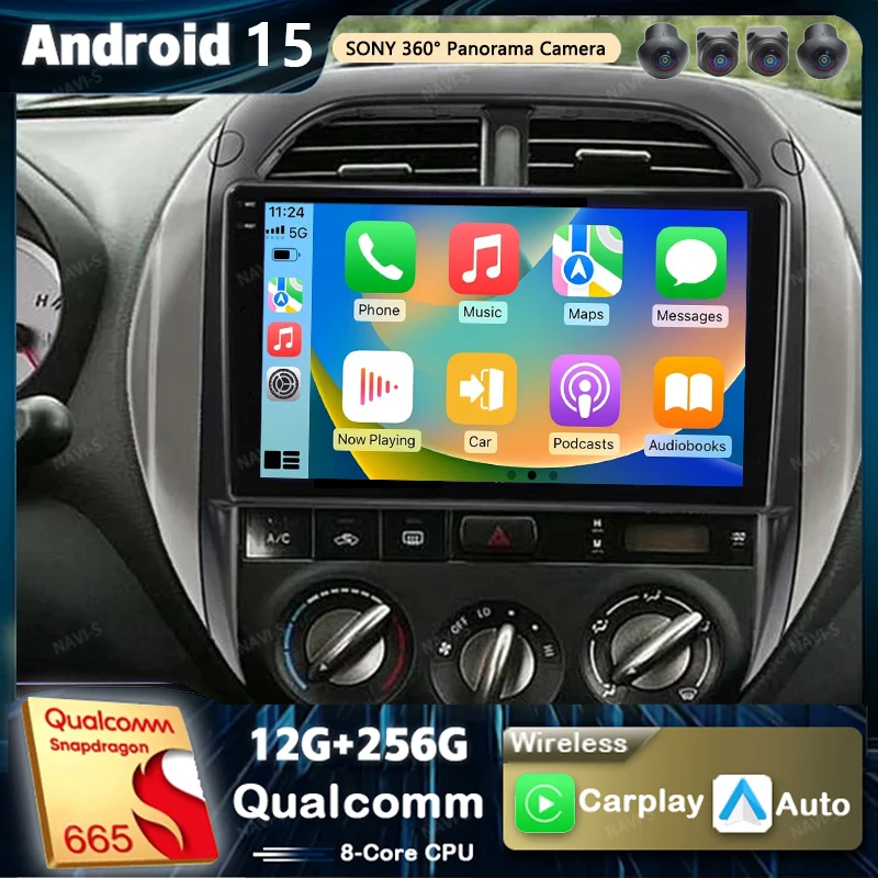 

Android 15 For Toyota RAV4 2 CA20 CA20W XA20 2003- 2005 2K QLED Android Car Radio Multimedia Video Player GPS Stereo CarPlay 4G