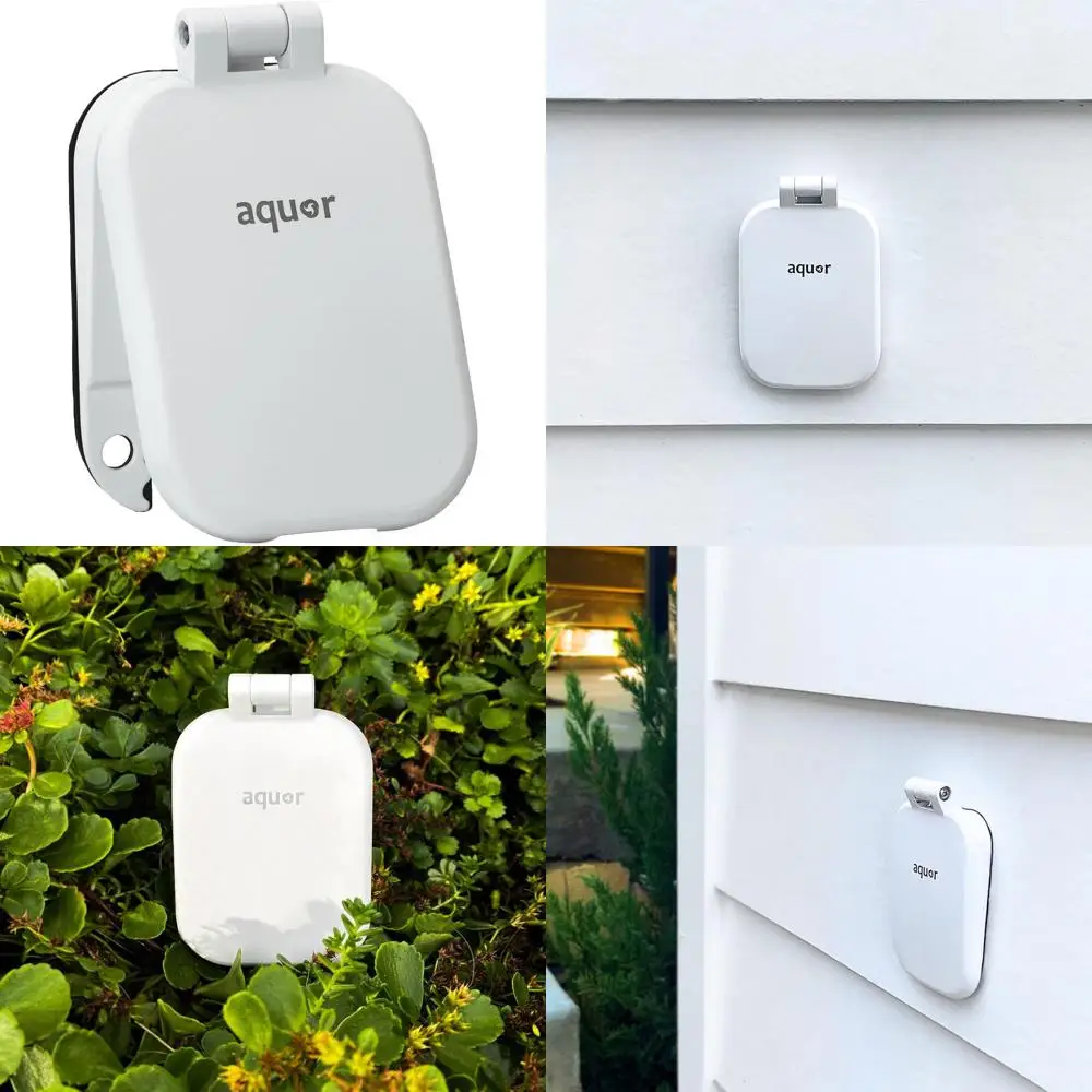 

Stainless Steel Hydrant Cover, Weather-Resistant, Compatible with V2+ Outdoor Faucet, Matte White