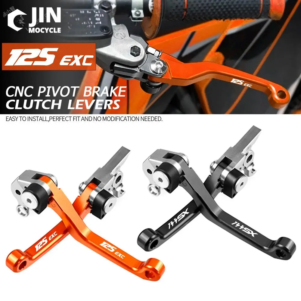 For K-T-M 125 EXC 125SX XCW 144 SX 2004-2006 2007 2008 Motorcycle Foldable Pivot DirtBike Brake Clutch Levers Cable Lever Handle