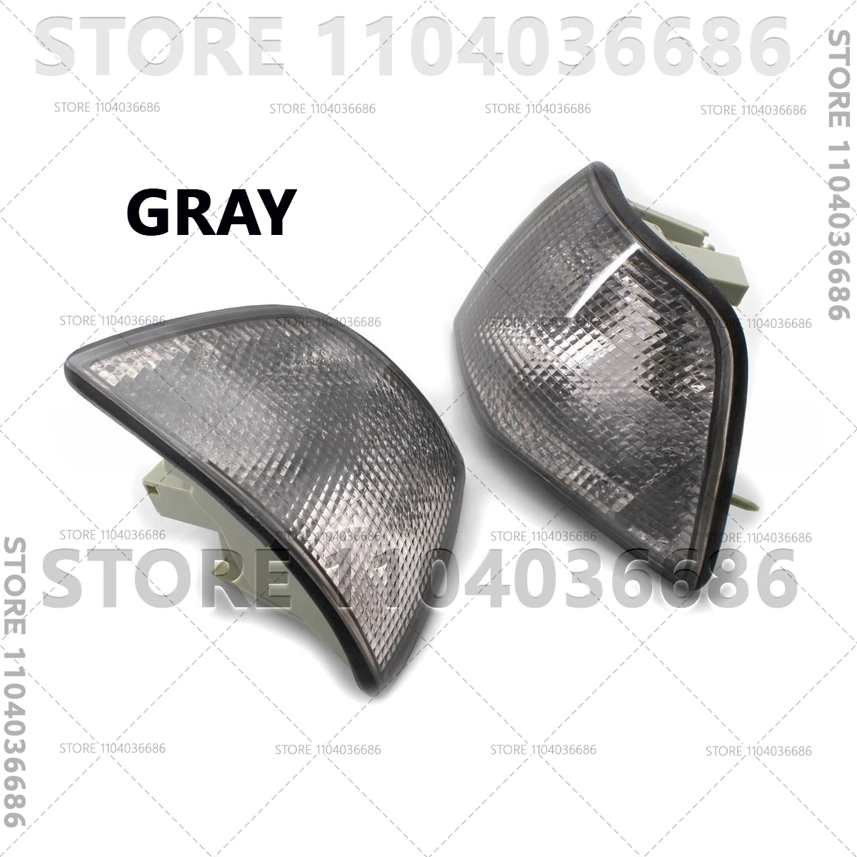 สําหรับ 1991-1999 E36 BMW 318i 318ti 320i 325i 328i M3 4 ประตูรถมุมไฟเลี้ยวสีขาวสีเหลืองสีเทา 63138353279 63138353280