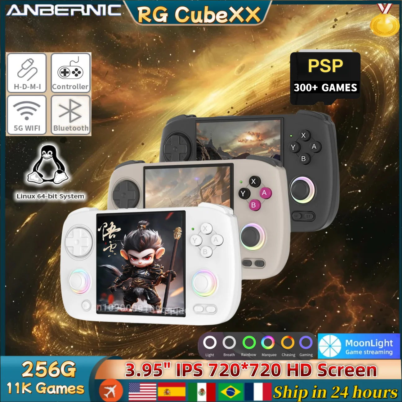 ANBERNIC RG CubeXX Handheld Game Console 3.95