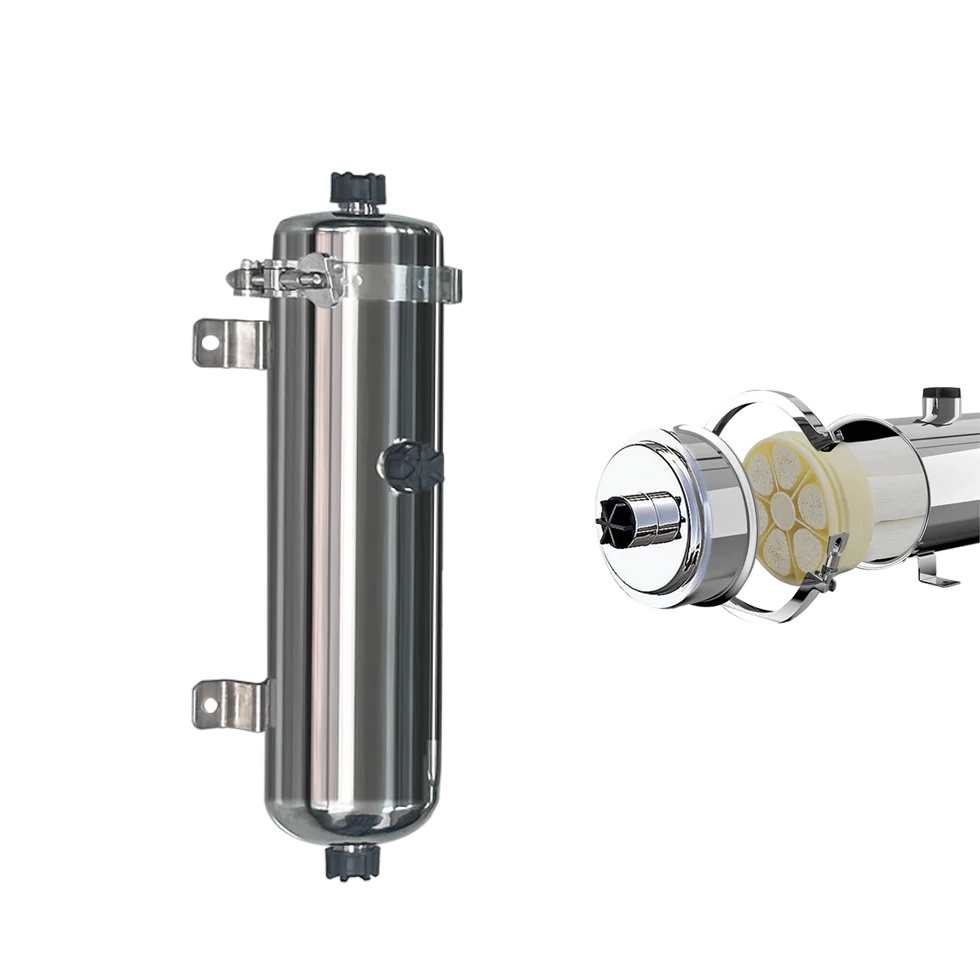 ZP-SK89-1000L stainless steel household ultrafiltration self-cleaning zero wastewater water purifier
