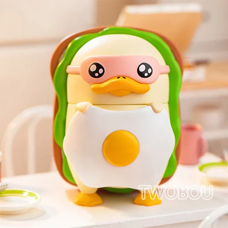 Pop Mart Duckoo Kitchen Battle Series Mystery Box – süße Anime-Figur, Blind Bag, Desktop-Ornamente, Sammlerpuppe für Fans