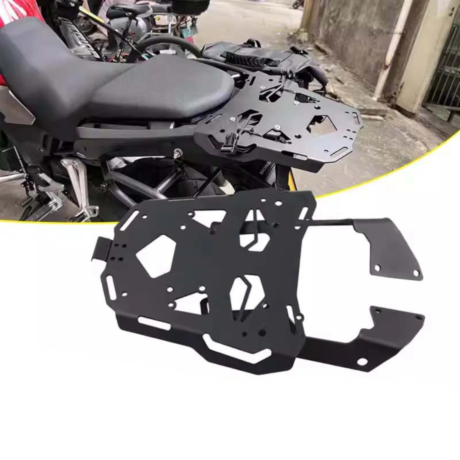 

For Honda CB400X CB500X NX400 NX500 Motorcycle Rear Carrier Luggage Rack Top Case Holder Cargo Bracket Carrier Luggage Rack