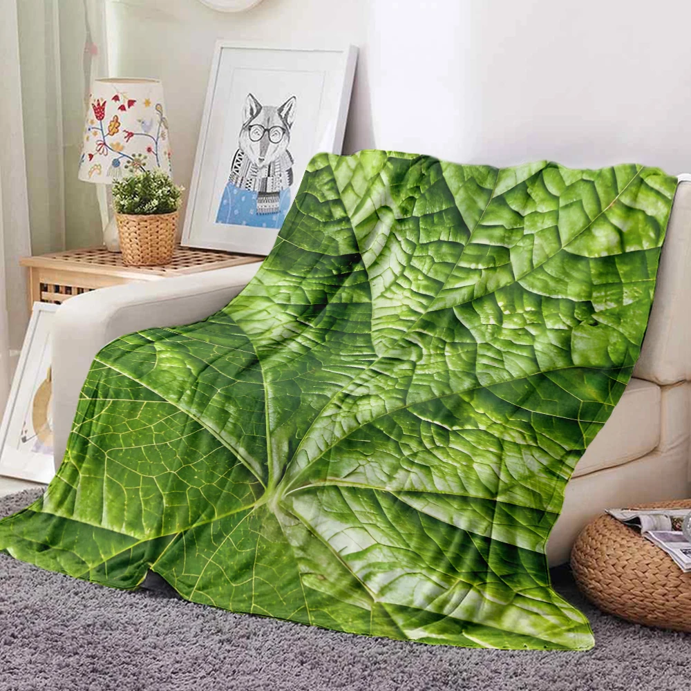 Flannel Creative Appearance Home Sofa Cabbage Blanket