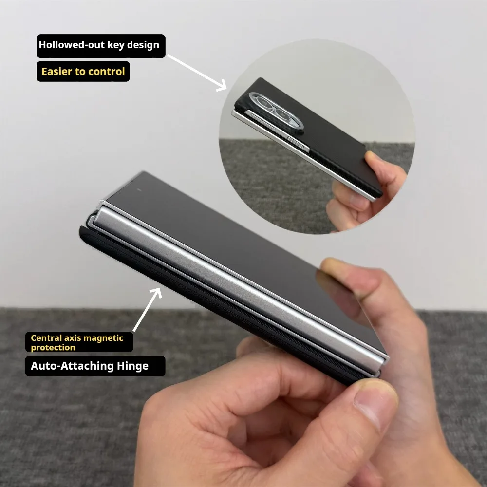 Case For Samsung Galaxy Z Fold 8 Ultra, Aramid Carbon Fiber texture Magnetic Magsafe Ultra-thin Armor Axial Protective Cover