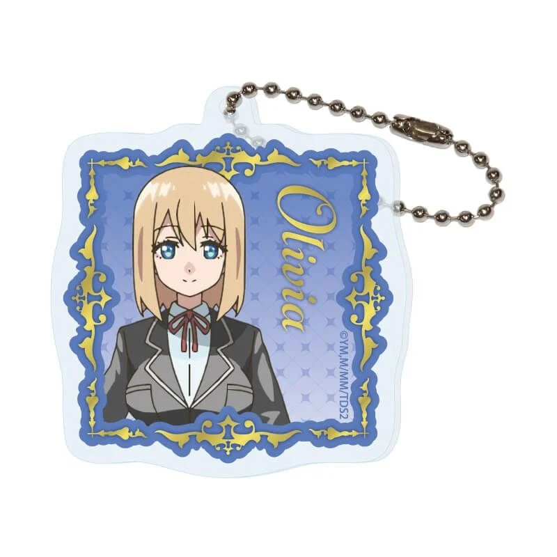 Anime Trapped in a Dating Sim: The World of Otome Games Is Tough for Mobs Leon Fou Bartfort Acrylic Pendant Keychains Bag Charm