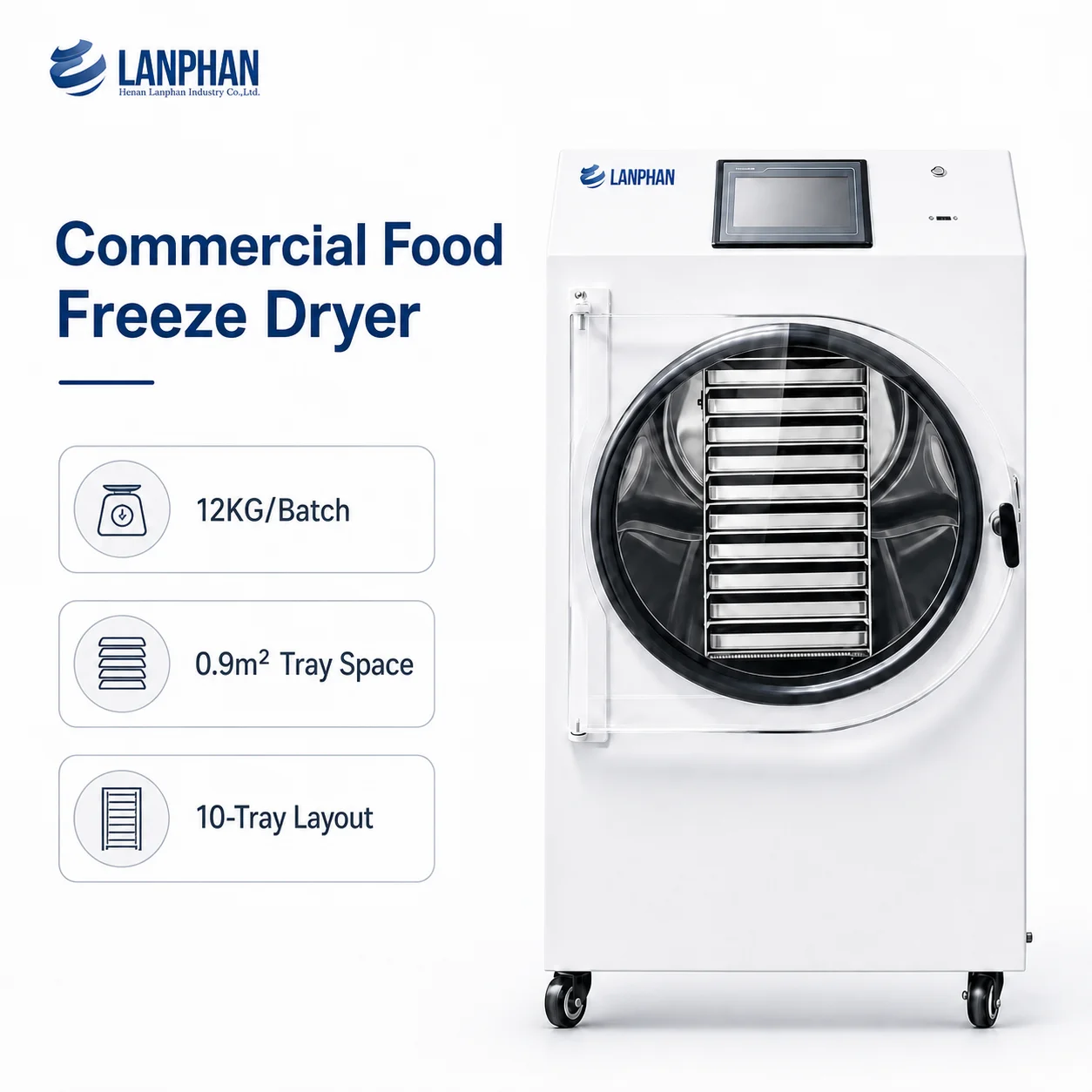 10 Trays Competitive Price Home Freeze Dryer Lyophilizer SUS304 Stainless Steel For Candy/Fruit/Milk/Vegetable Instant