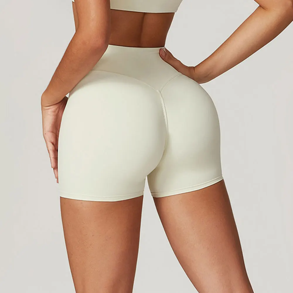 Yoga Shorts Women Fitness Shorts Running Cycling Shorts Quick Drying Sports Leggings High Waist Summer Workout Gym Push-up Short