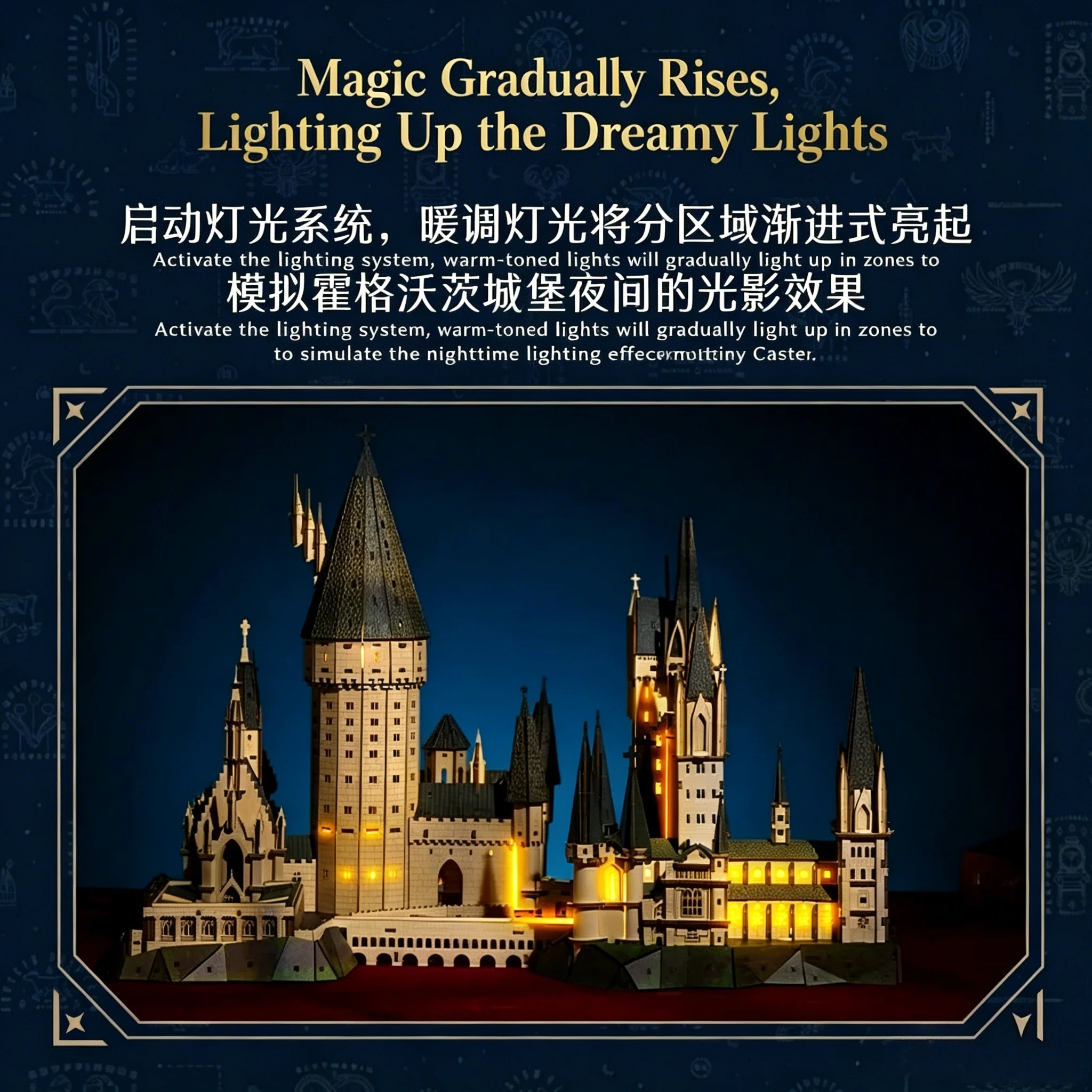 PUREMIND Hogwarts Castle Harry Potter Building Blocks Astronomy Tower Magic Academy  DIY Puzzle Bricks Birthday Christmas Gift view 6