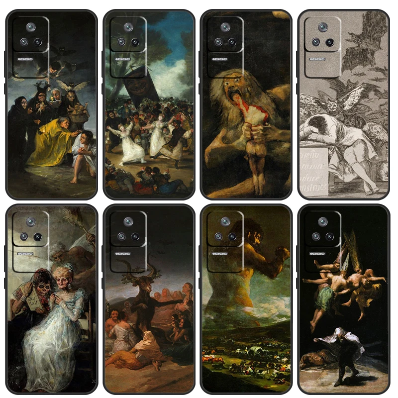 Spain Francisco Goya Art For POCO X3 Pro X4 GT F3 F4 M4 M5 Case For Xiaomi 12T Pro 11T 11 12 Lite 12S Ultra Cover