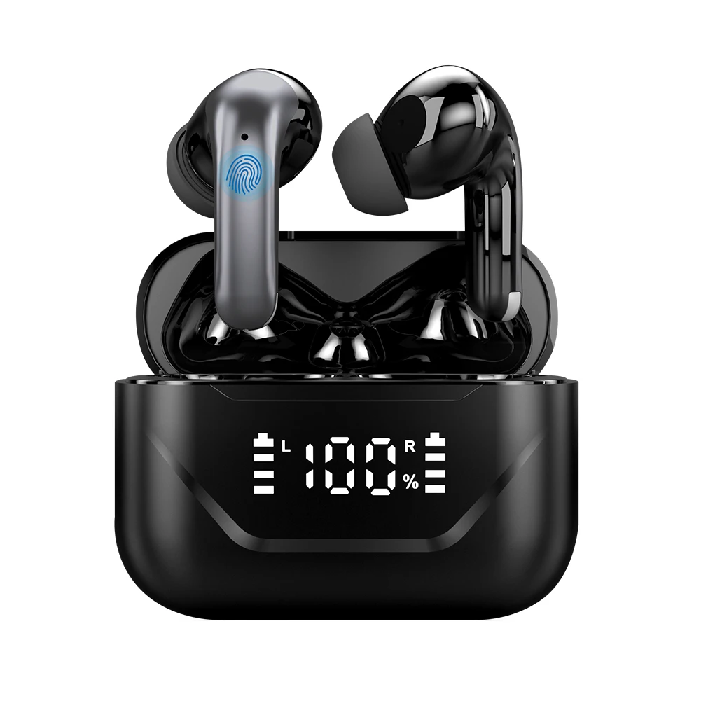 Auriculares inteligentes con traducción AI, compatibles con Bluetooth 5,4, 144 idiomas, batería de larga duración, cancelación de ruido ANC para Android e iOS